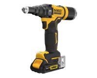Riveteuse sans fil DEWALT XR 18V 2Ah Brushless 4.8 mm + 2 Batteries 1 Chargeur