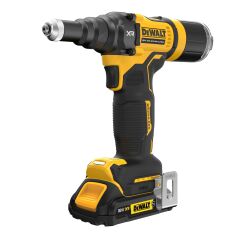 Riveteuse sans fil DEWALT XR 18V 2Ah Brushless 4.8 mm + 2 Batteries 1 Chargeur