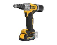 Riveteuse sans fil DEWALT XR 18V 1.7Ah Brushless 6.4 mm + 2 batteries + 1 Chargeur