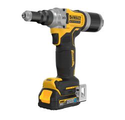Riveteuse sans fil DEWALT XR 18V 1.7Ah Brushless 6.4 mm + 2 batteries + 1 Chargeur