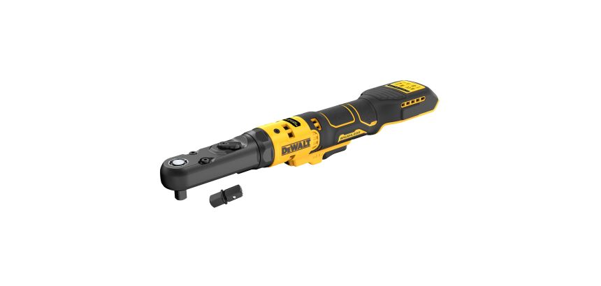 Clé à cliquet sans fil DEWALT XR 18V Brushless - Têtes interchangeables 3/8" et 1/2"