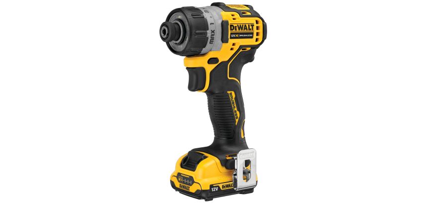 Visseuse sans fil DEWALT XR 12 V 2 Ah Li-ion Brushless + 2 Batteries + Chargeur