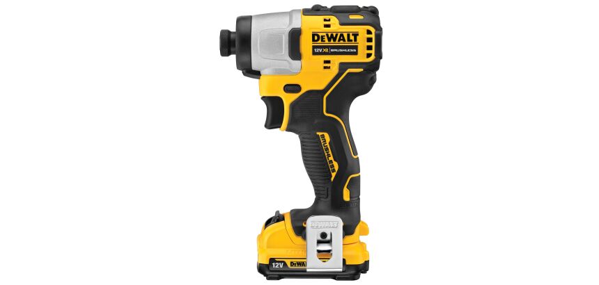 Visseuse à chocs sans fil DEWALT XR 12 V 2 Ah Li-ion Brushless + 2 Batteries + Chargeur