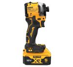 Visseuse à chocs sans fil ultra compacte DEWALT XR 18 V 5 Ah Li-ion Brushless + 2 Batteries + Chargeur