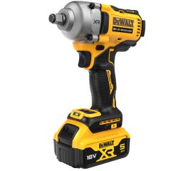Boulonneuse à chocs sans fil DEWALT 1/2‘’ Compacte XR 18V 5Ah Li-Ion Brushless + 2 Batteries + 1 Chargeur
