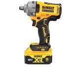 Boulonneuse à chocs sans fil DEWALT 1/2‘’ Compacte XR 18V 5Ah Li-Ion Brushless + 2 Batteries + 1 Chargeur