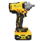 Boulonneuse à chocs sans fil DEWALT 1/2‘’ Compacte XR 18V 5Ah Li-Ion Brushless + 2 Batteries + 1 Chargeur
