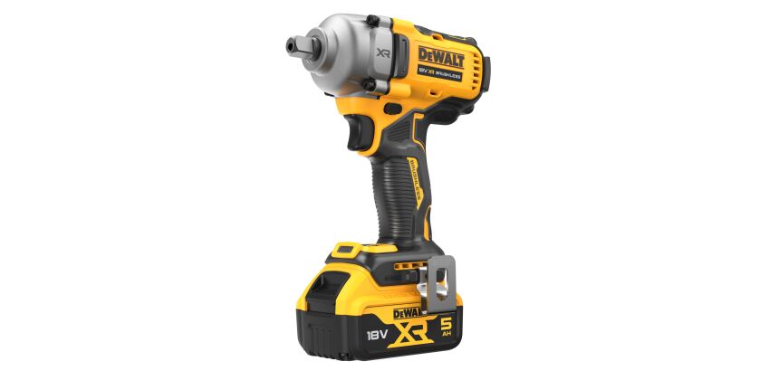 Boulonneuse à chocs sans fil DEWALT 1/2‘’ Compacte XR 18V 5Ah Li-Ion Brushless + 2 Batteries + 1 Chargeur