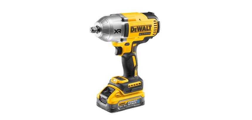 Boulonneuse sans fil DEWALT  ½” XR 18 V 5 Ah Brushless 1396 Nm+ 2 Batteries + 1 Chargeur.