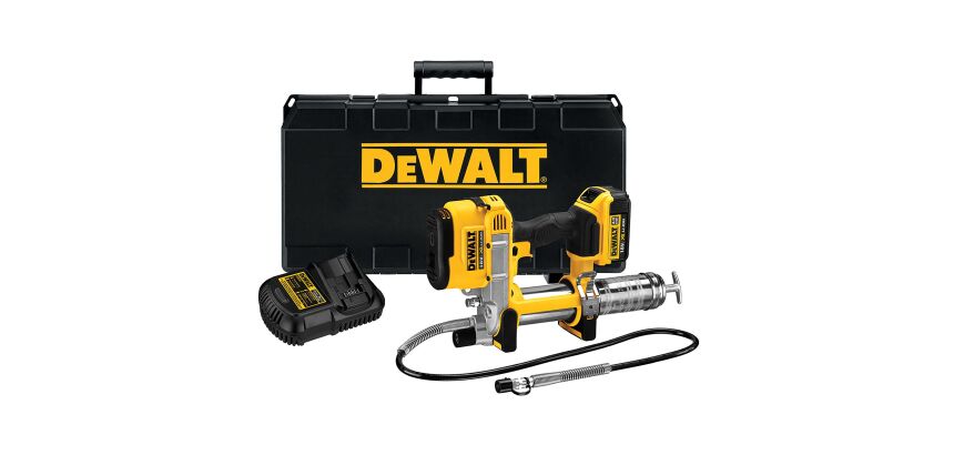 Pompe à graisse XR 18 V 4 Ah Li-ion - 1 batterie, chargeur, bandoulière, coffret