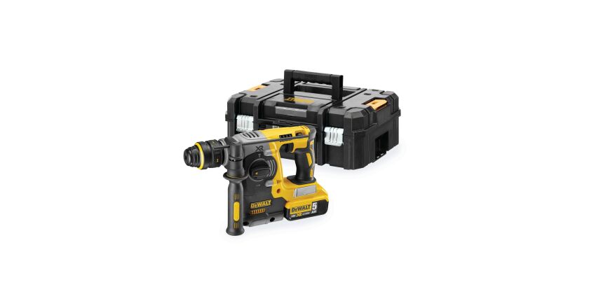 Perforateur sans fil DEWALT SDS-plus XR 18 V 5 Ah Li-ion Brushless 2,1 J + 2 Batteries + 1 Chargeur