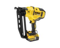Cloueur de finition sans fil 16 Ga DEWALT XR 18 V 5 Ah Li-ion Brushless + 2 Batteries + 1 Chargeur