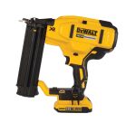 Cloueur de finition sans fil 18 Ga DEWALT XR 18 V 2 Ah Li-ion Brushless + 2 Batteries + 1 Chargeur