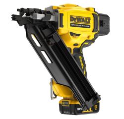 Cloueur de charpente sans fil DEWALT XR 18V 5Ah Li-ion Brushless + 2 Batteries + 1 Chargeur
