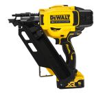 Cloueur de charpente sans fil DEWALT XR 18V 5Ah Li-ion Brushless + 2 Batteries + 1 Chargeur
