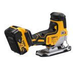 Scie sauteuse sans fil DEWALT DCS335P2-QW à prise par le corps XR 18 V 5 Ah Li-ion Brushless + 2 Batteries + 1 Chargeur