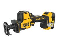 Scie sabre sans fil DEWALT XR 18V 5Ah Li-ion Bl + 2 batteries + 1 Chargeur