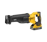 Scie sabre sans fil DEWALT XR 18 V ADVANTAGE 5 Ah Li-ion Brushless + 2 Batteries POWERSTACK + 1 Chargeur