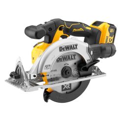 Scie circulaire sans fil DEWALT XR 18 V 5 Ah Li-ion Brushless 165 mm + 2 Batteries + 1 Chargeur