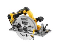 Scie circulaire sans fil DEWALT XR 18 V 5 Ah Li-ion Brushless 184 mm + 2 Batteries + 1 Chargeur