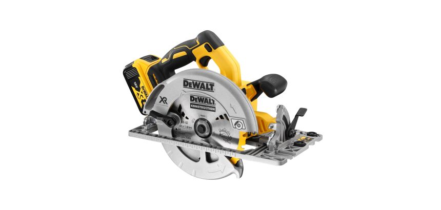 Scie circulaire sans fil DEWALT XR 18 V 5 Ah Li-ion Brushless 184 mm + 2 Batteries + 1 Chargeur