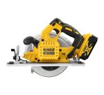 Scie circulaire sans fil DEWALT XR 18 V 5 Ah Li-ion Brushless 184 mm + 2 Batteries + 1 Chargeur
