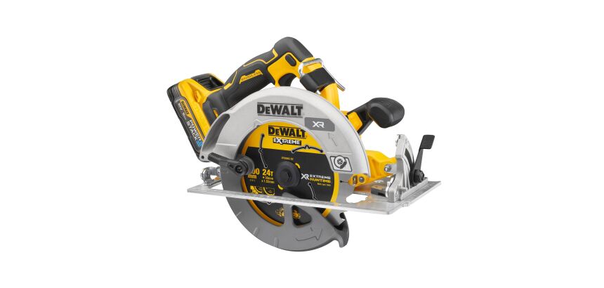 Scie circulaire sans fil DEWALT XR 18 V ADVANTAGE 5 Ah Li-ion Brushless 190 mm + 2 Batteries + 1 Chargeur