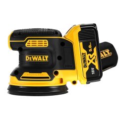 Ponceuse excentrique sans ifl DEWALT DCW210P2-QW XR 18 V 5 Ah Li-ion Brushless 125 mm + 2 Batteries + 1 Chargeur