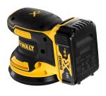 Ponceuse excentrique sans ifl DEWALT DCW210P2-QW XR 18 V 5 Ah Li-ion Brushless 125 mm + 2 Batteries + 1 Chargeur