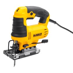 Scie sauteuse DEWALT 650 W à poignée supérieure - semelle anti-rayure