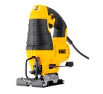 Scie sauteuse DEWALT 650 W à poignée supérieure - semelle anti-rayure