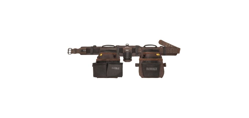 Ceinture cuir porte-outils renforcée – 18 poches