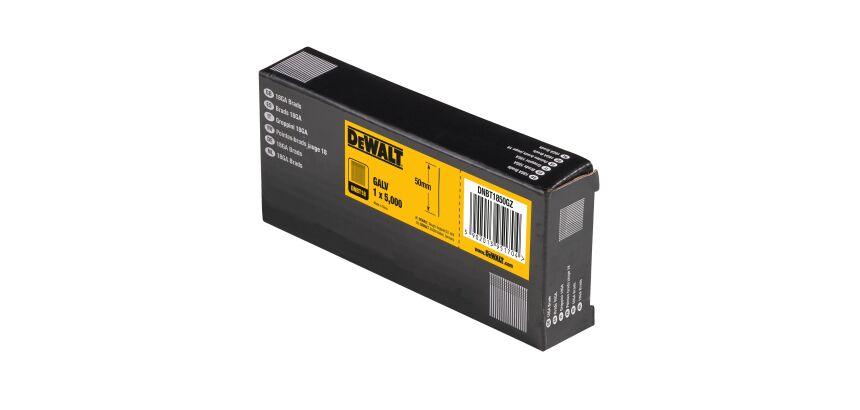 Pointes galvanisées 18 Ga 1.02 x 50 mm