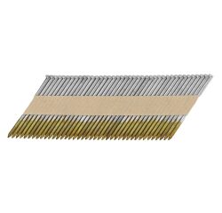 Pointes bande papier 33° crantées galva. à chaud 3.1x75mm