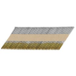 Pointes bande papier 33° crantées galva. à chaud 3.1x75mm