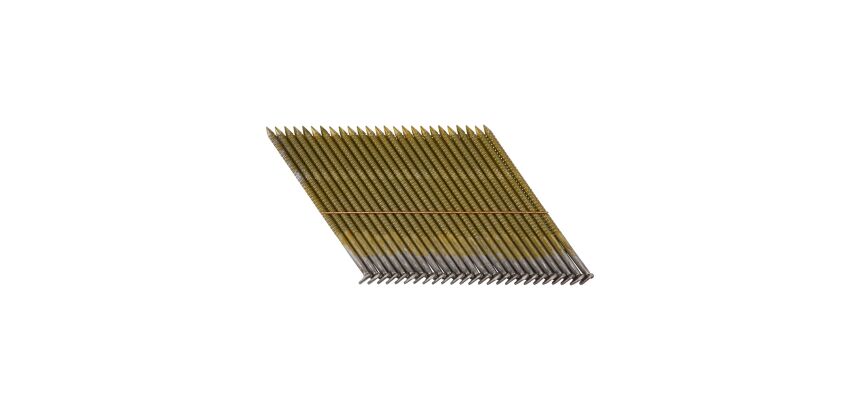 Pointes en bande métal 34° crantées 2.8x63mm