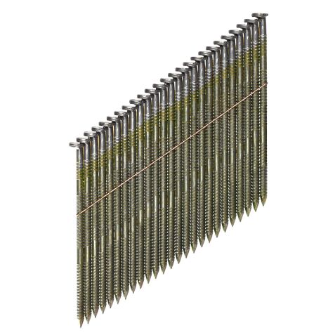 Pointes en bande métal 34° crantées 2.8x70mm