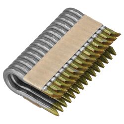 Agrafes crantées éléctro-zinguées 40 mm