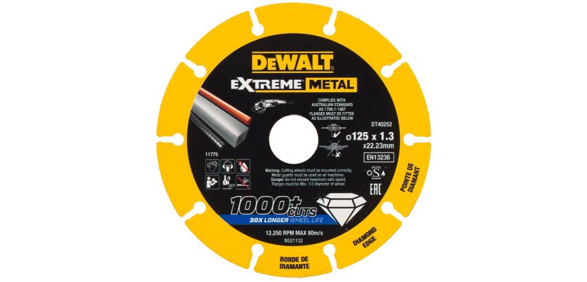 Disque Extreme Métal 125 x x 22.23 x 1.3 mm