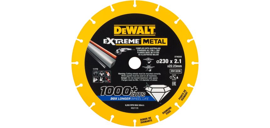 Disque Extreme Métal 230 x x 22.23 x 1.5 mm
