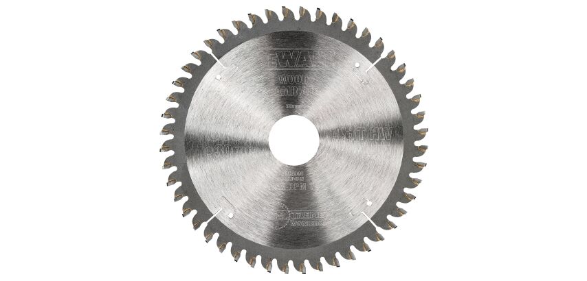 Lame scie circ portative EW, 165x30mm, 48 dts, TCG, angle -5°