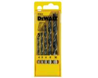 Coffret de 5 mèches à bois 3 Pointes diamètres : 4,5,6,8,10mm