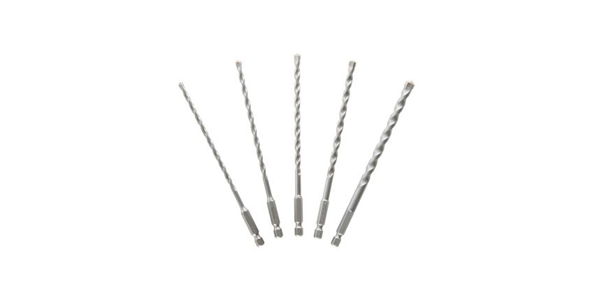 Coffret 5 forets multi-mat impact diam : 4,5,5.5,6,8mm
