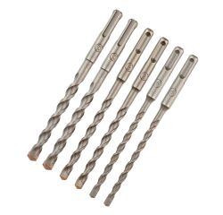 Pack de 6 forets SDS-Plus DEWALT Ø : 6 mm (x 2), 8 mm (x 2), 10 mm (x 2)