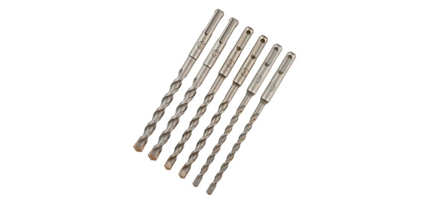 Pack de 6 forets SDS-Plus DEWALT Ø : 6 mm (x 2), 8 mm (x 2), 10 mm (x 2)