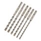 Pack de 6 forets SDS-Plus Ø : 6 mm (x2), 8 mm (x2), 10 mm (x2)