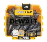 Embout de vissage DEWALT PZ2 25 mm - Boite de 25