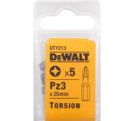 Embout de vissage Pozidriv DEWALT - Étui de 5