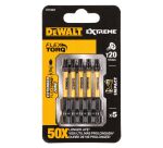 Embout de vissage Torx DEWALT Extreme Flextorq 57 mm - Étui de 5