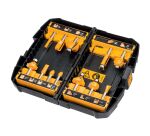 Coffret 12 fraises de défonceuse DEWALT Ø 8 mm